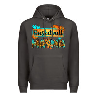 Smoke basketball mama with leopard Premium Hoodie - Zillion Design Studio