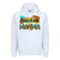 White basketball mama with leopard Premium Hoodie - Zillion Design Studio