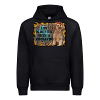 Black life is better with a cockapoo Urban Hoodie - RanaPortraitStore