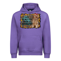 Tulip life is better with a cockapoo Urban Hoodie - RanaPortraitStore