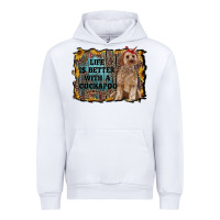 White life is better with a cockapoo Urban Hoodie - RanaPortraitStore