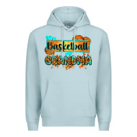 Blue Mist basketball grandma with leopard Premium Hoodie - Zillion Design Studio
