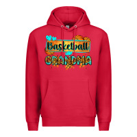Cardinal basketball grandma with leopard Premium Hoodie - Zillion Design Studio