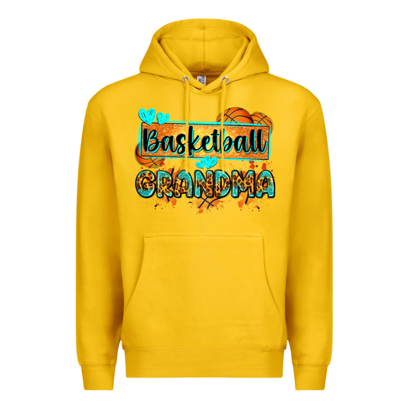 Basketball Grandma With Leopard Premium Hoodie by Zillion Design Studio | Teevron