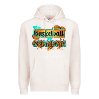 Pale Pink basketball grandma with leopard Premium Hoodie - Zillion Design Studio