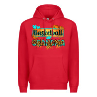 Red basketball grandma with leopard Premium Hoodie - Zillion Design Studio