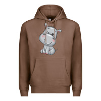 Chestnut hippo Premium Hoodie - texasbilliewilder