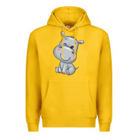 Lemon hippo Premium Hoodie - texasbilliewilder
