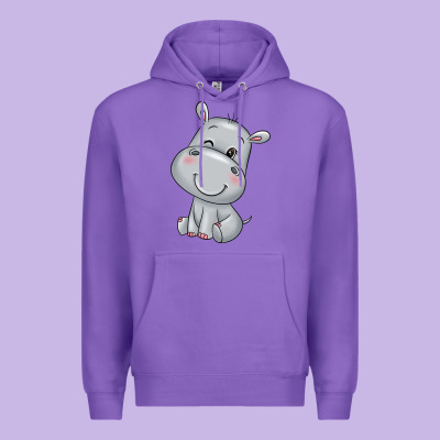 Hippo Premium Hoodie Designed By Texasbilliewilder