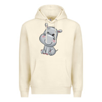 Sandshell hippo Premium Hoodie - texasbilliewilder