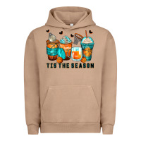 Pigment Burro tis' the season basketball coffee cups Urban Hoodie - Zillion Design Studio