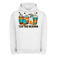 Pigment Lunar Rock tis' the season basketball coffee cups Urban Hoodie - Zillion Design Studio
