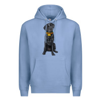Colony Blue labrador retriever with overflow Premium Hoodie - texasbilliewilder