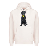 Pale Pink labrador retriever with overflow Premium Hoodie - texasbilliewilder