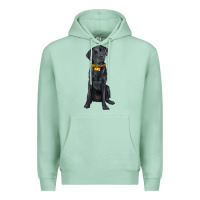 Seafoam labrador retriever with overflow Premium Hoodie - texasbilliewilder