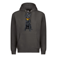 Smoke labrador retriever with overflow Premium Hoodie - texasbilliewilder