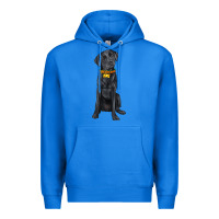 True Royal labrador retriever with overflow Premium Hoodie - texasbilliewilder