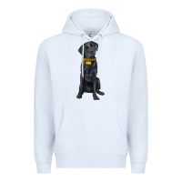 White labrador retriever with overflow Premium Hoodie - texasbilliewilder