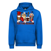 Cobalt tis' the season baseball coffee cups Urban Hoodie - Zillion Design Studio