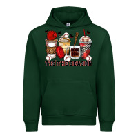 Forest Green tis' the season baseball coffee cups Urban Hoodie - Zillion Design Studio
