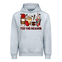 Heather Grey tis' the season baseball coffee cups Urban Hoodie - Zillion Design Studio