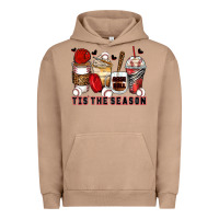 Pigment Burro tis' the season baseball coffee cups Urban Hoodie - Zillion Design Studio
