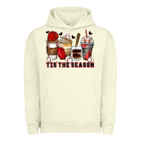 Pigment Pistachio tis' the season baseball coffee cups Urban Hoodie - Zillion Design Studio