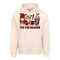 Sandshell tis' the season baseball coffee cups Urban Hoodie - Zillion Design Studio