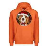 Carrot beagle christmas ornament Premium Hoodie - RanaPortraitStore
