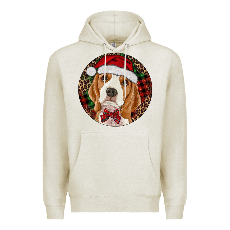 Beagle Christmas Ornament Premium Hoodie by RanaPortraitStore | Teevron