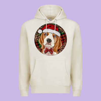 Beagle Christmas Ornament Premium Hoodie Designed By Ranaportraitstore