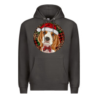 Smoke beagle christmas ornament Premium Hoodie - RanaPortraitStore