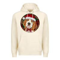 Tofu beagle christmas ornament Premium Hoodie - RanaPortraitStore