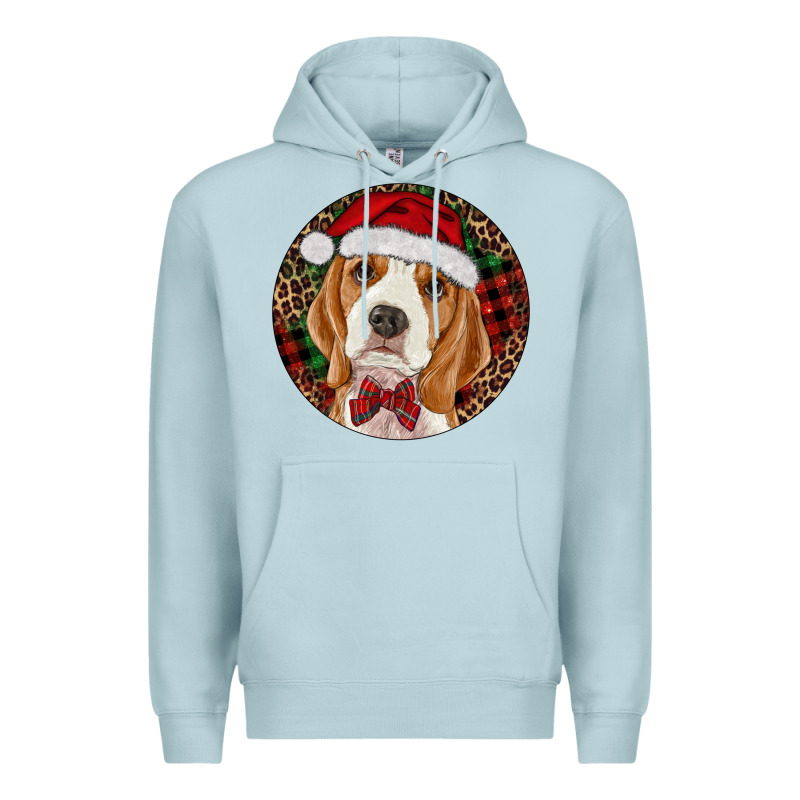 Beagle Christmas Ornament Premium Hoodie by RanaPortraitStore | Teevron