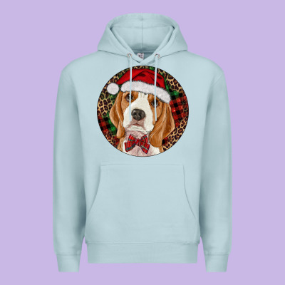 Beagle Christmas Ornament Premium Hoodie Designed By Ranaportraitstore
