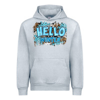 Heather Grey hello winter Urban Hoodie - RanaPortraitStore