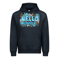 Navy hello winter Urban Hoodie - RanaPortraitStore