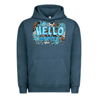 Pigment Midnight Navy hello winter Urban Hoodie - RanaPortraitStore