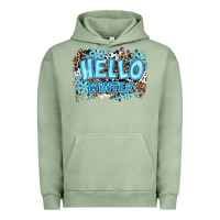 Pigment Oil Green hello winter Urban Hoodie - RanaPortraitStore