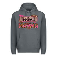 Rock football mama with leopard Premium Hoodie - Zillion Design Studio