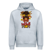 Heather Grey softball mom afro messy bun Urban Hoodie - texasbilliewilder