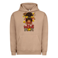 Pigment Burro softball mom afro messy bun Urban Hoodie - texasbilliewilder
