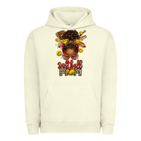 Pigment Pistachio softball mom afro messy bun Urban Hoodie - texasbilliewilder