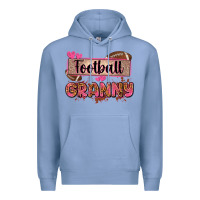 Colony Blue football granny with leopard Premium Hoodie - Zillion Design Studio