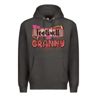 Smoke football granny with leopard Premium Hoodie - Zillion Design Studio