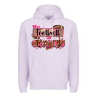 Football Granny With Leopard Premium Hoodie | Teevron