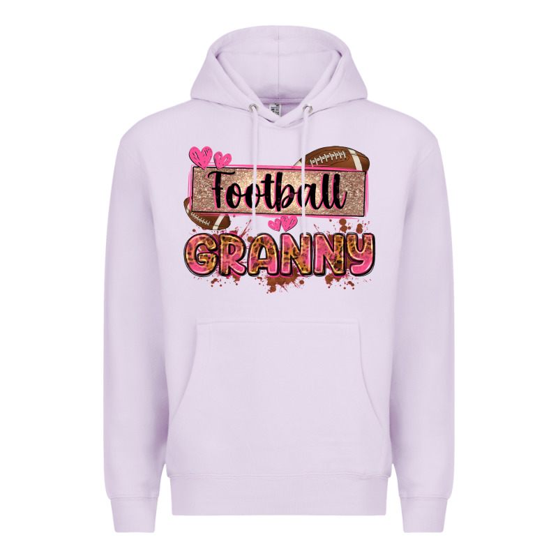 Football Granny With Leopard Premium Hoodie by Zillion Design Studio | Teevron