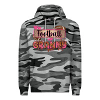 Slate Camo football granny with leopard Premium Hoodie - Zillion Design Studio