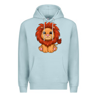 Blue Mist lion Premium Hoodie - texasbilliewilder