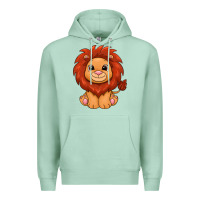 Seafoam lion Premium Hoodie - texasbilliewilder